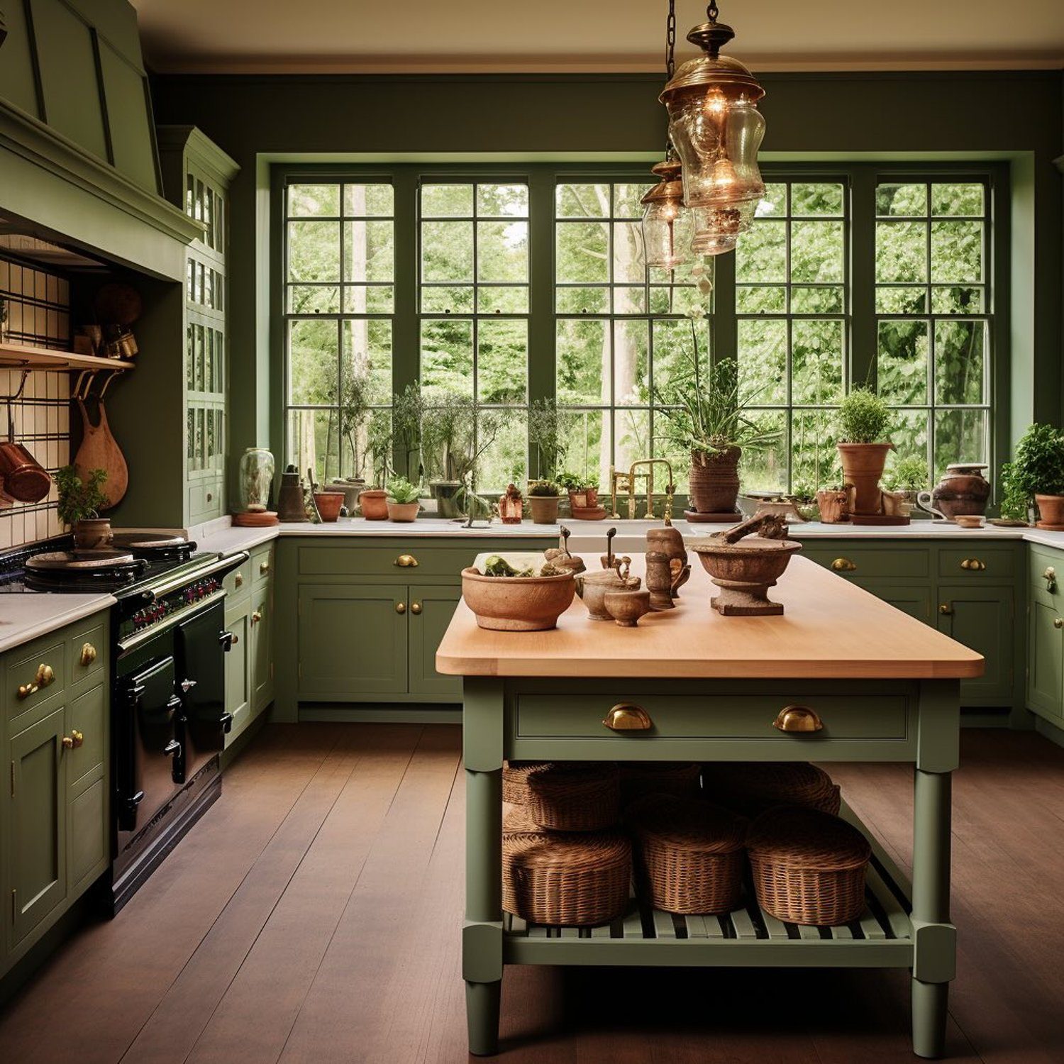 A serene kitchen space