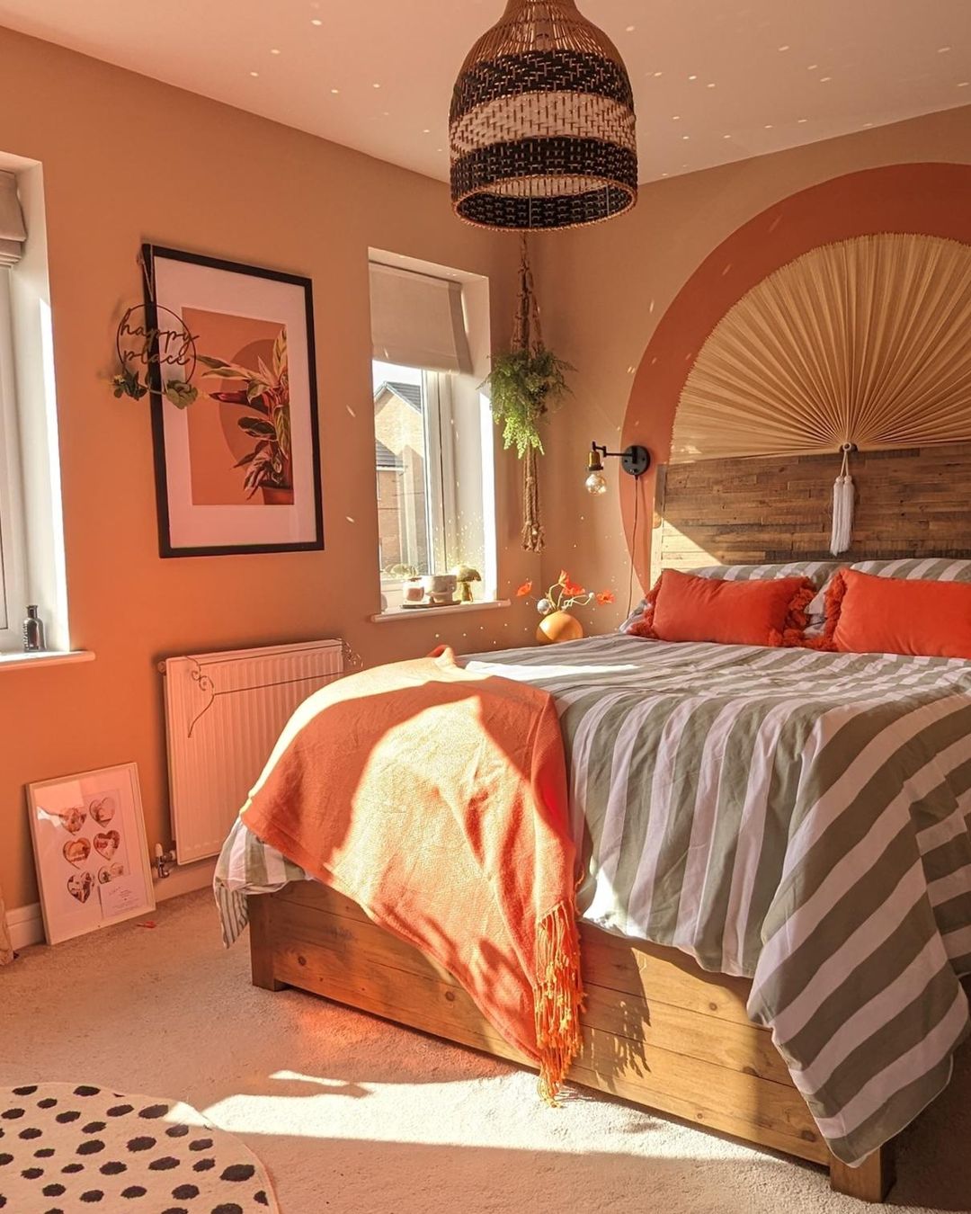 Warm and Inviting Bedroom with Sunlight