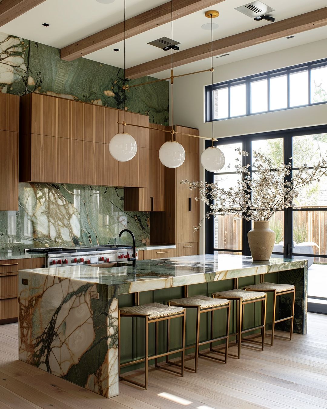 A harmoniously designed kitchen