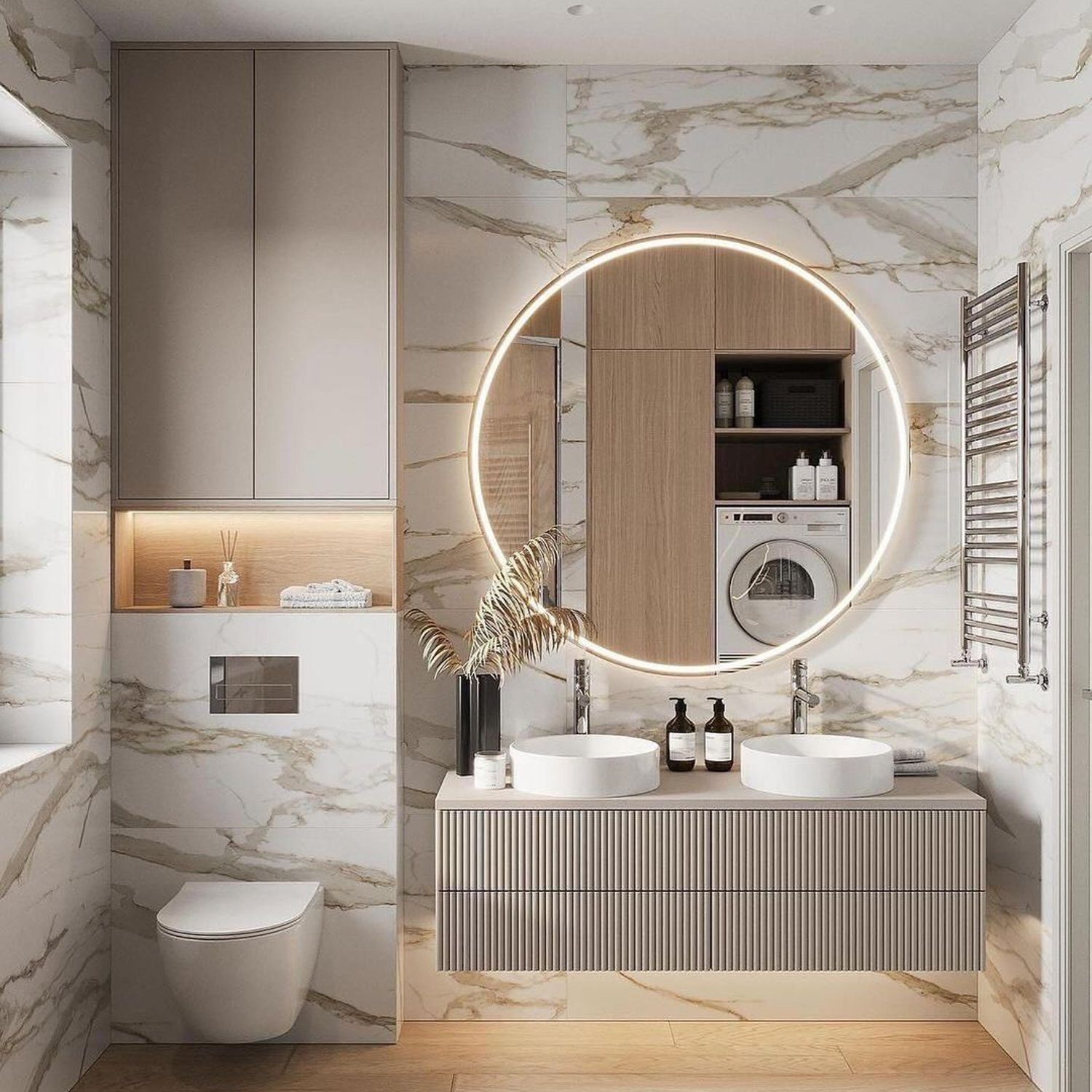 87 Marble Bathroom Designs That Redefine Luxury! - Indoorism