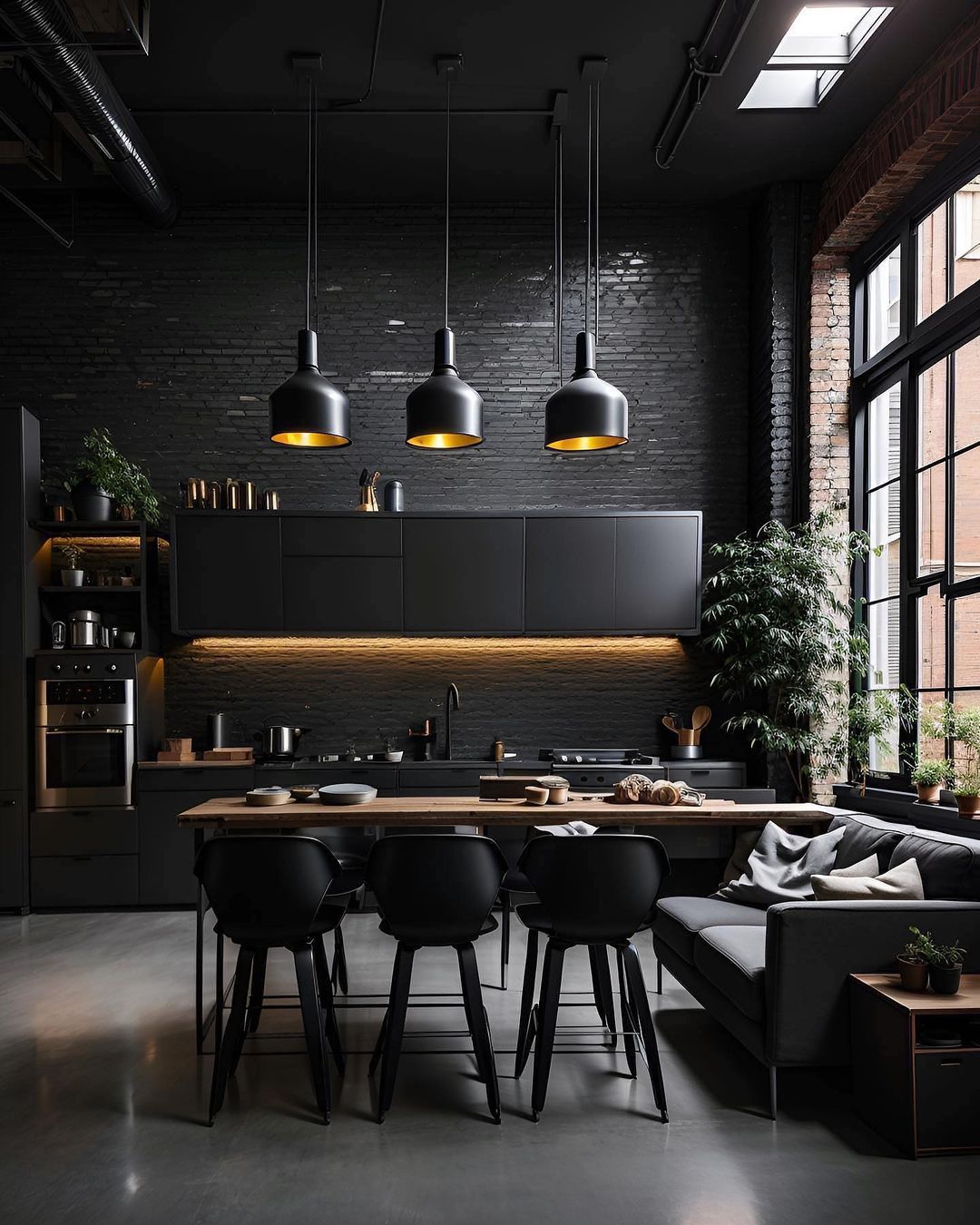 Modern Industrial Style Kitchen