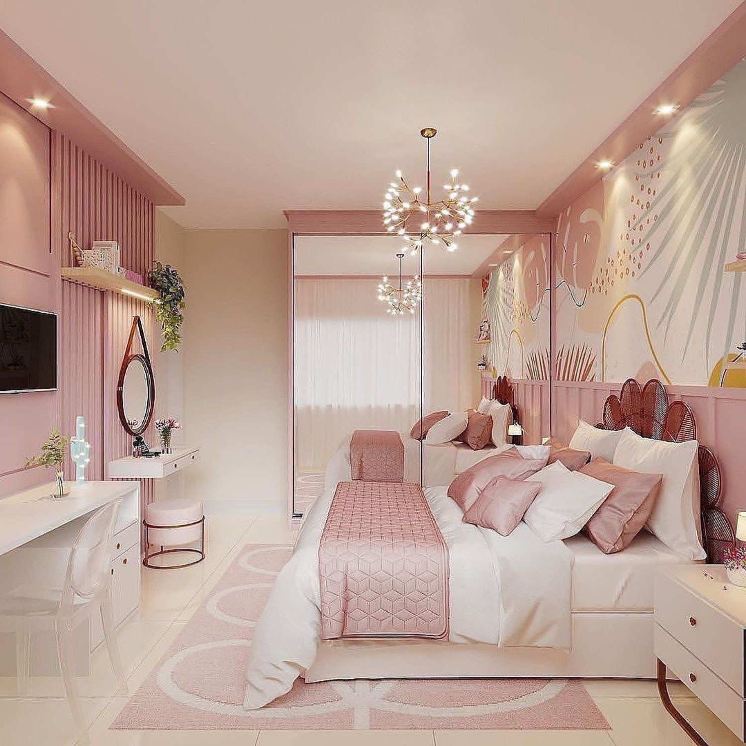 Elegantly Styled Bedroom