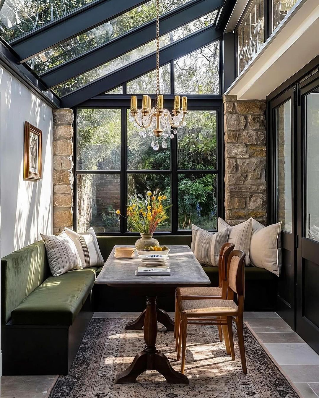 Stylish Dining Area with a View