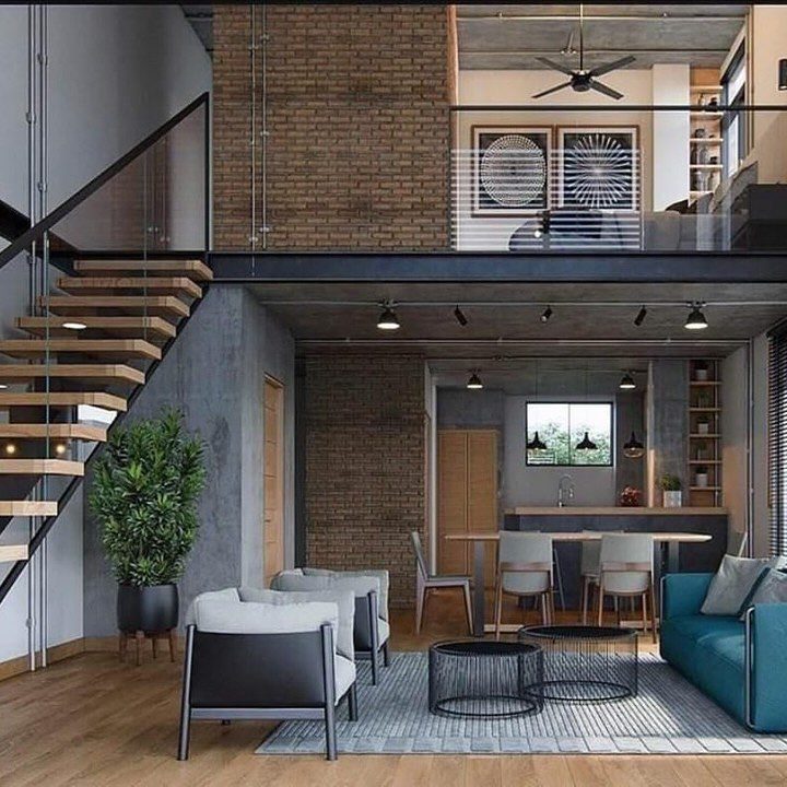 Chic Industrial-Style Loft