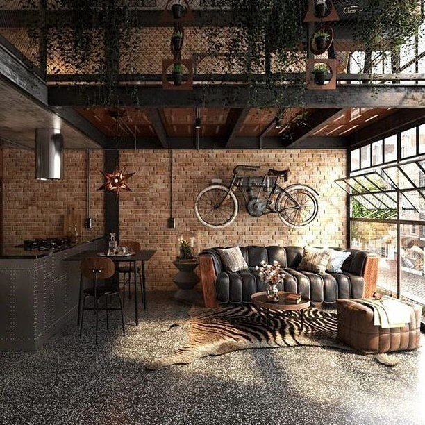 Industrial Chic Living Room