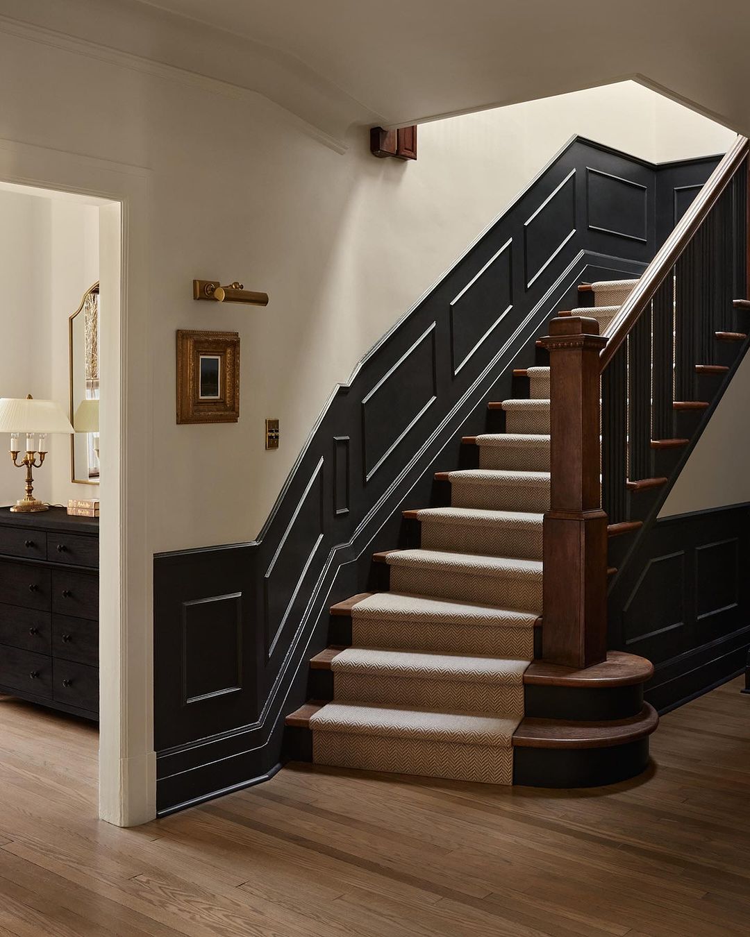 A classic staircase with a modern twist