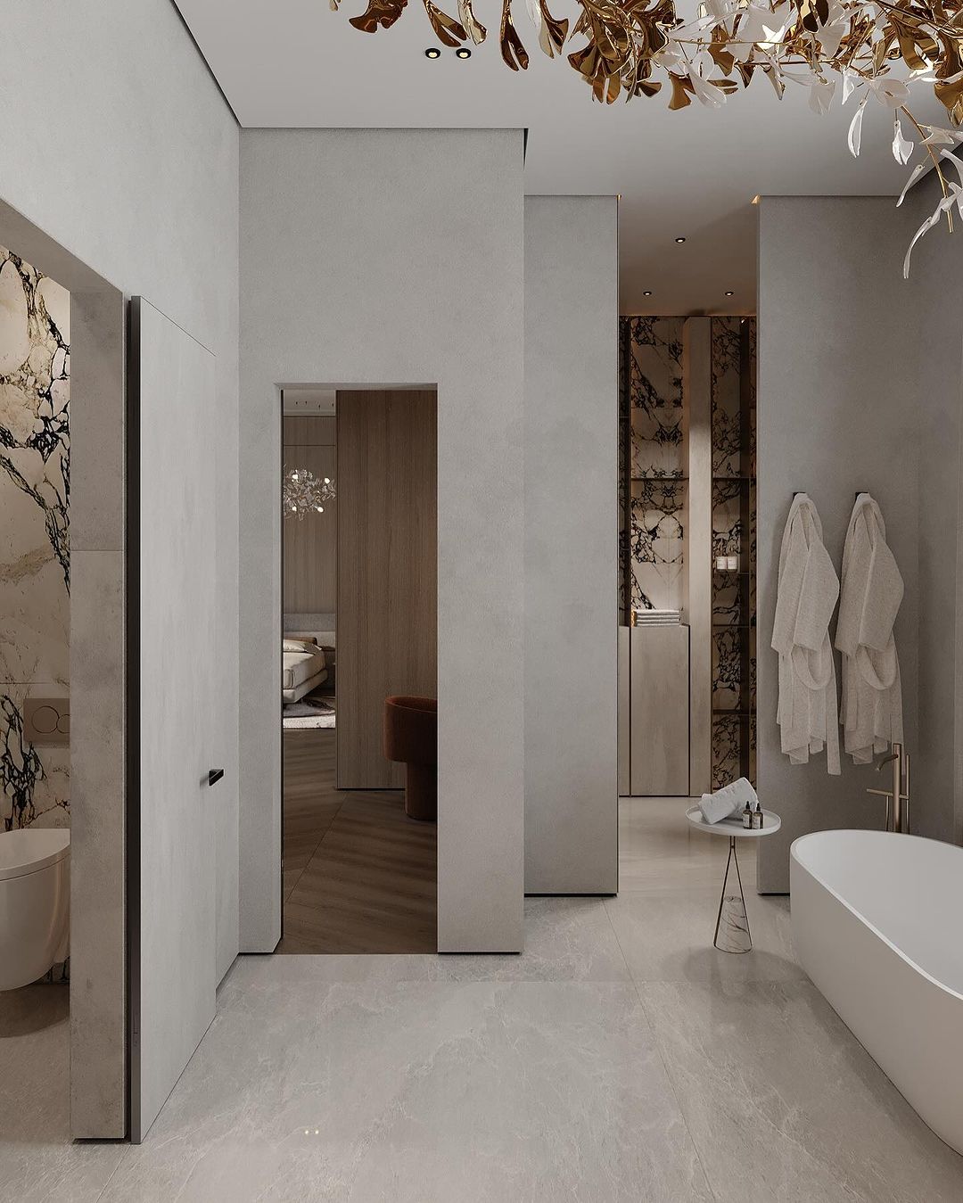 A contemporary bathroom design