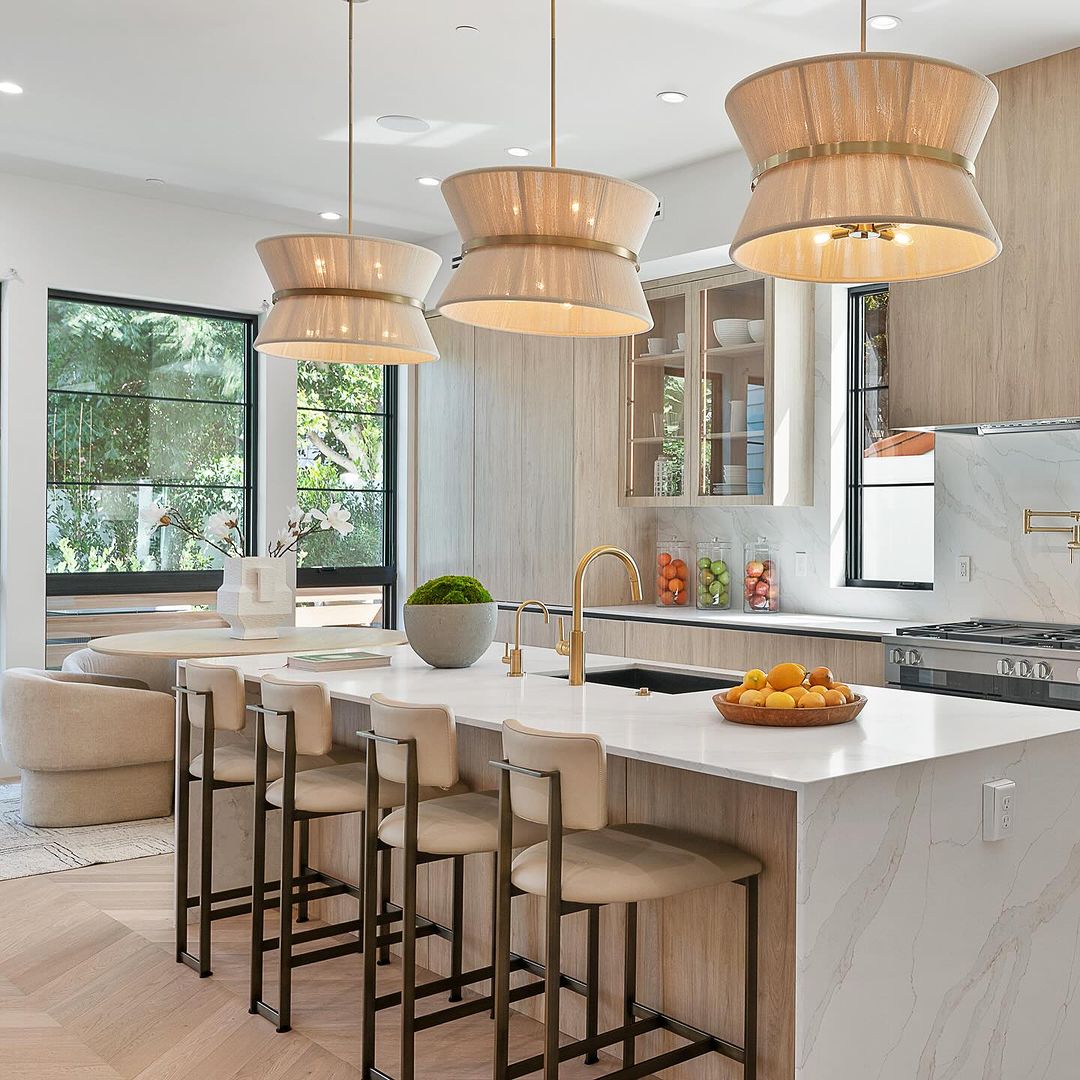 Modern kitchen with natural light