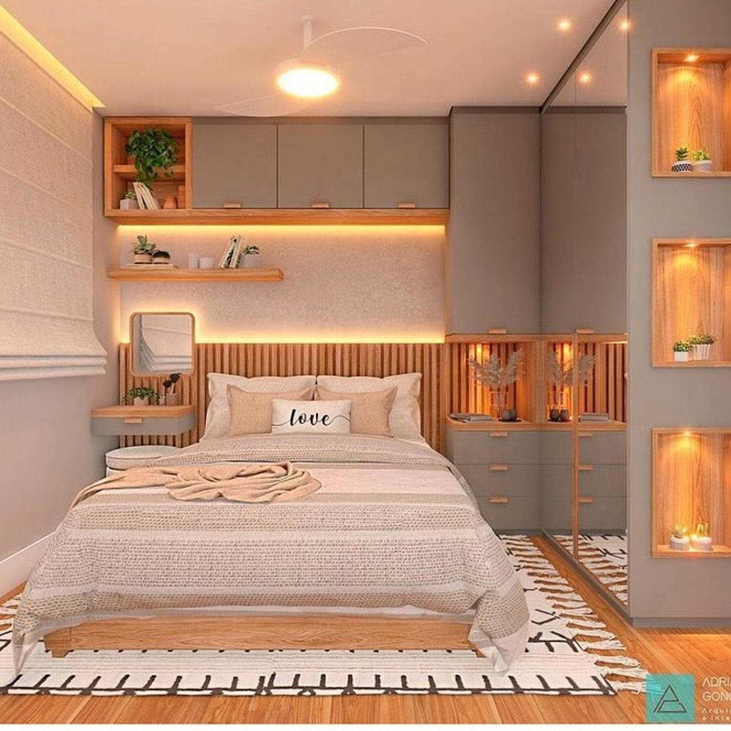 Cozy and Modern Bedroom Design