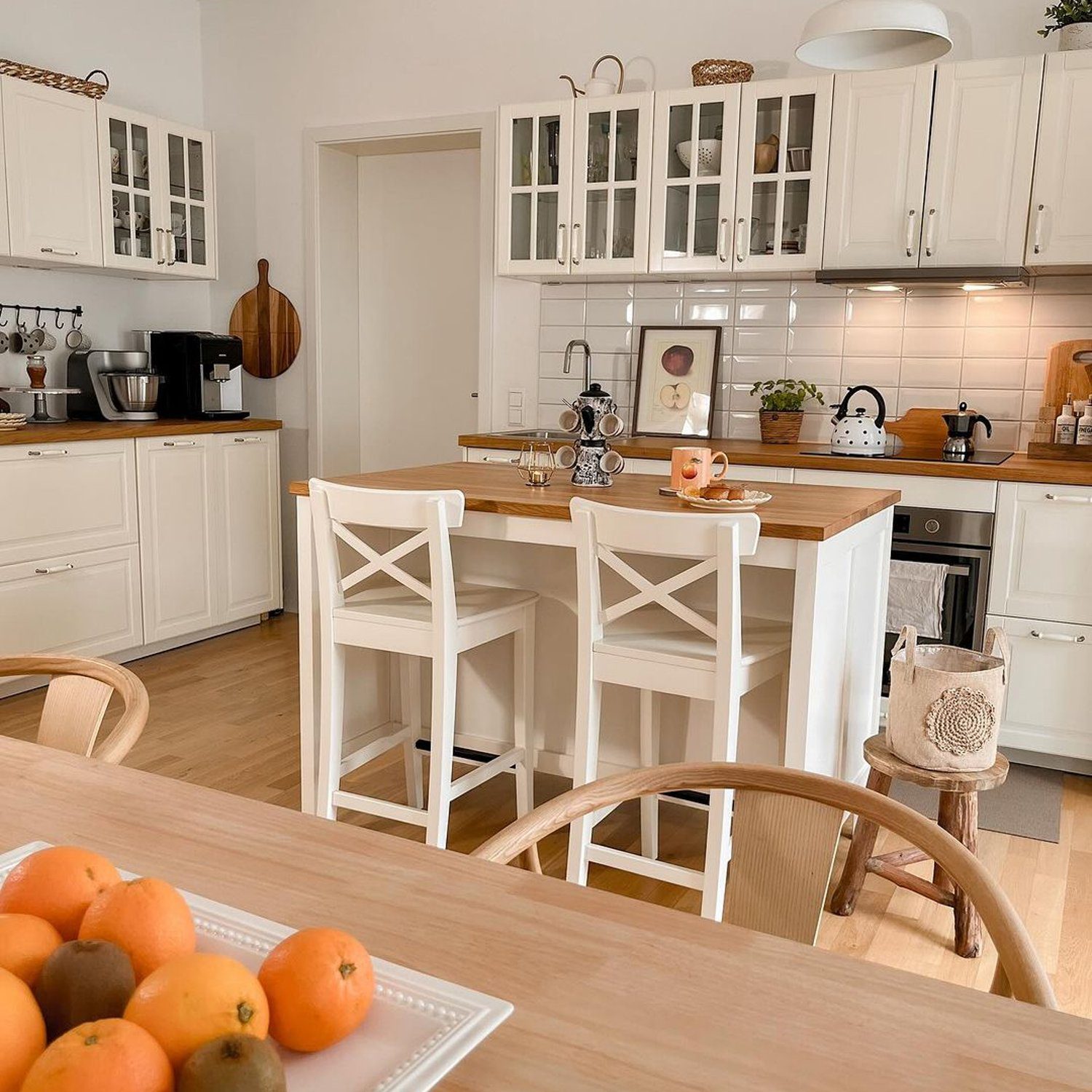 A cozy, well-organized kitchen space