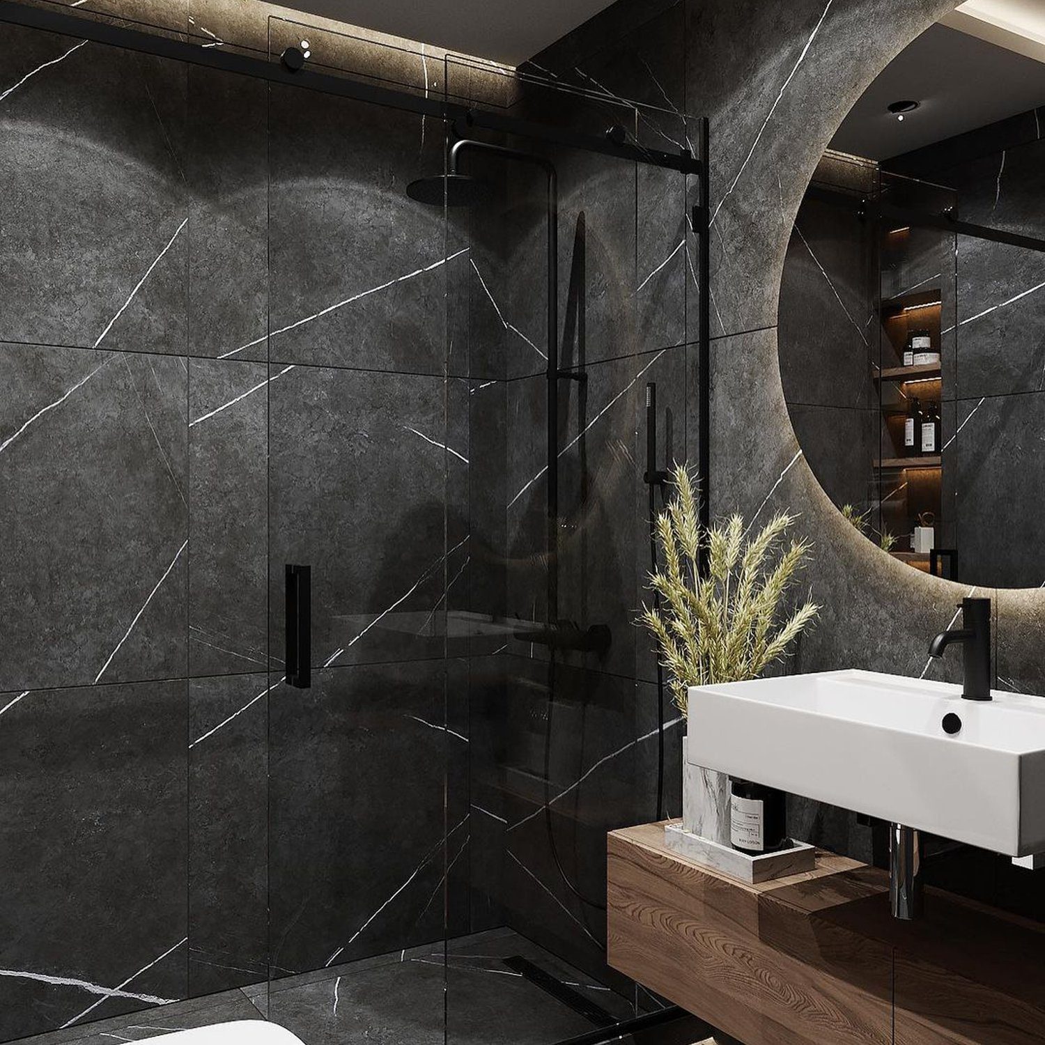 Elegant and modern bathroom