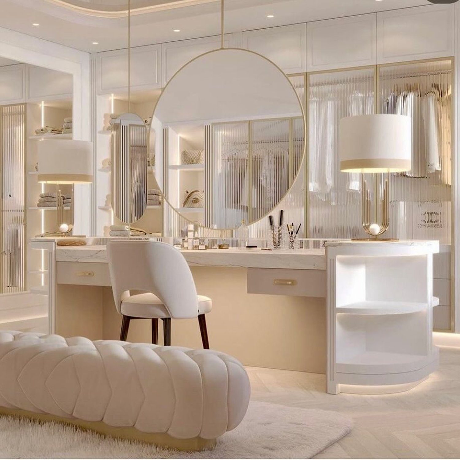 Elegant and Modern Vanity Area