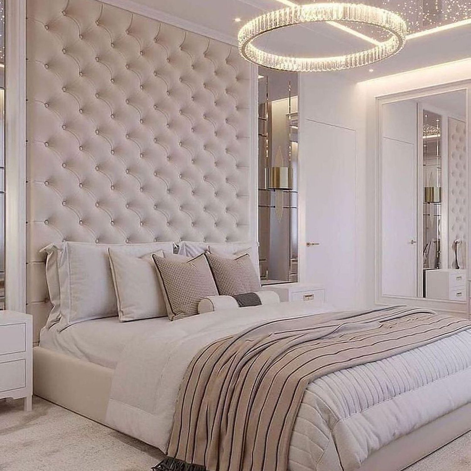 Elegant bedroom with a luxurious feel