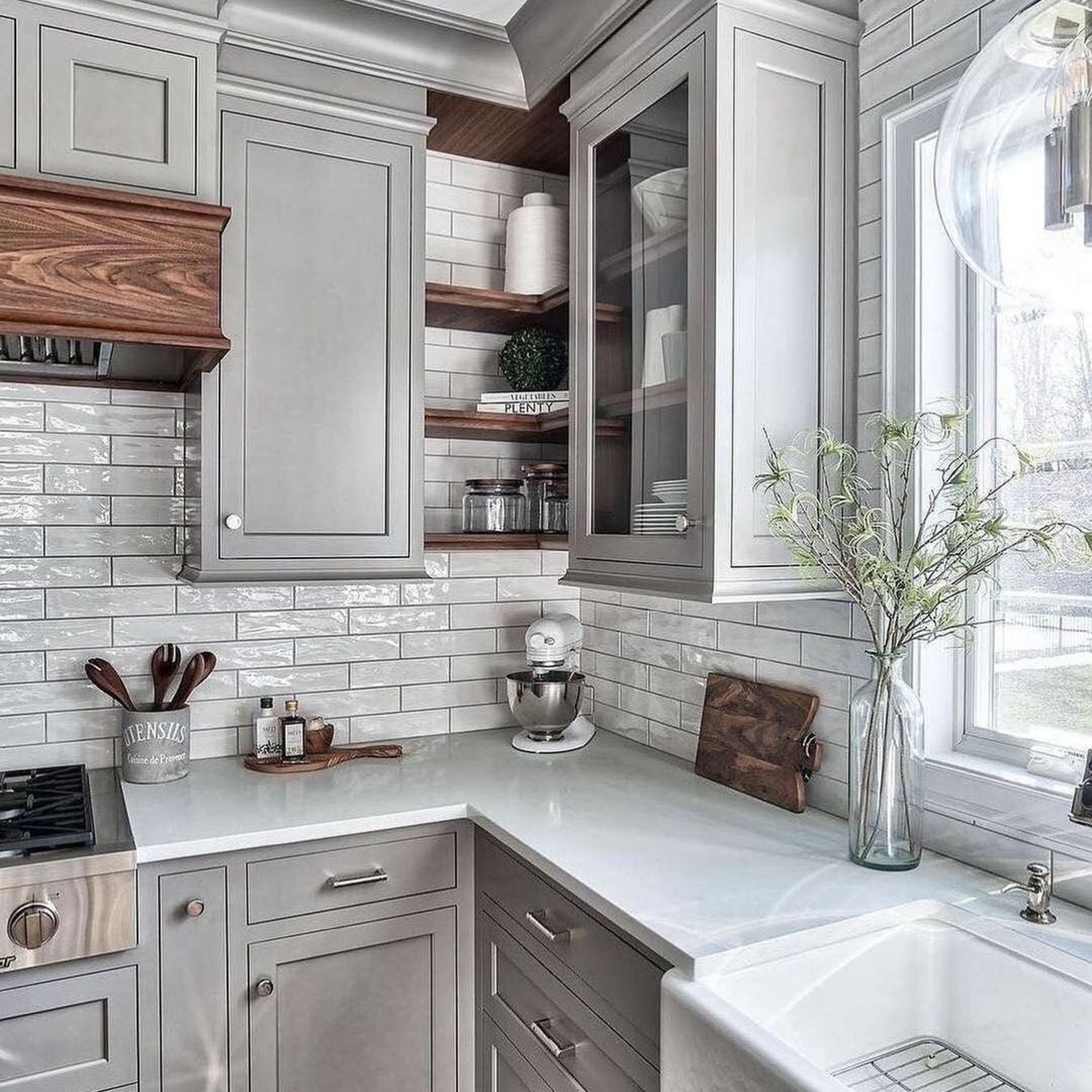 Stylish Kitchen with Elegant Cabinetry