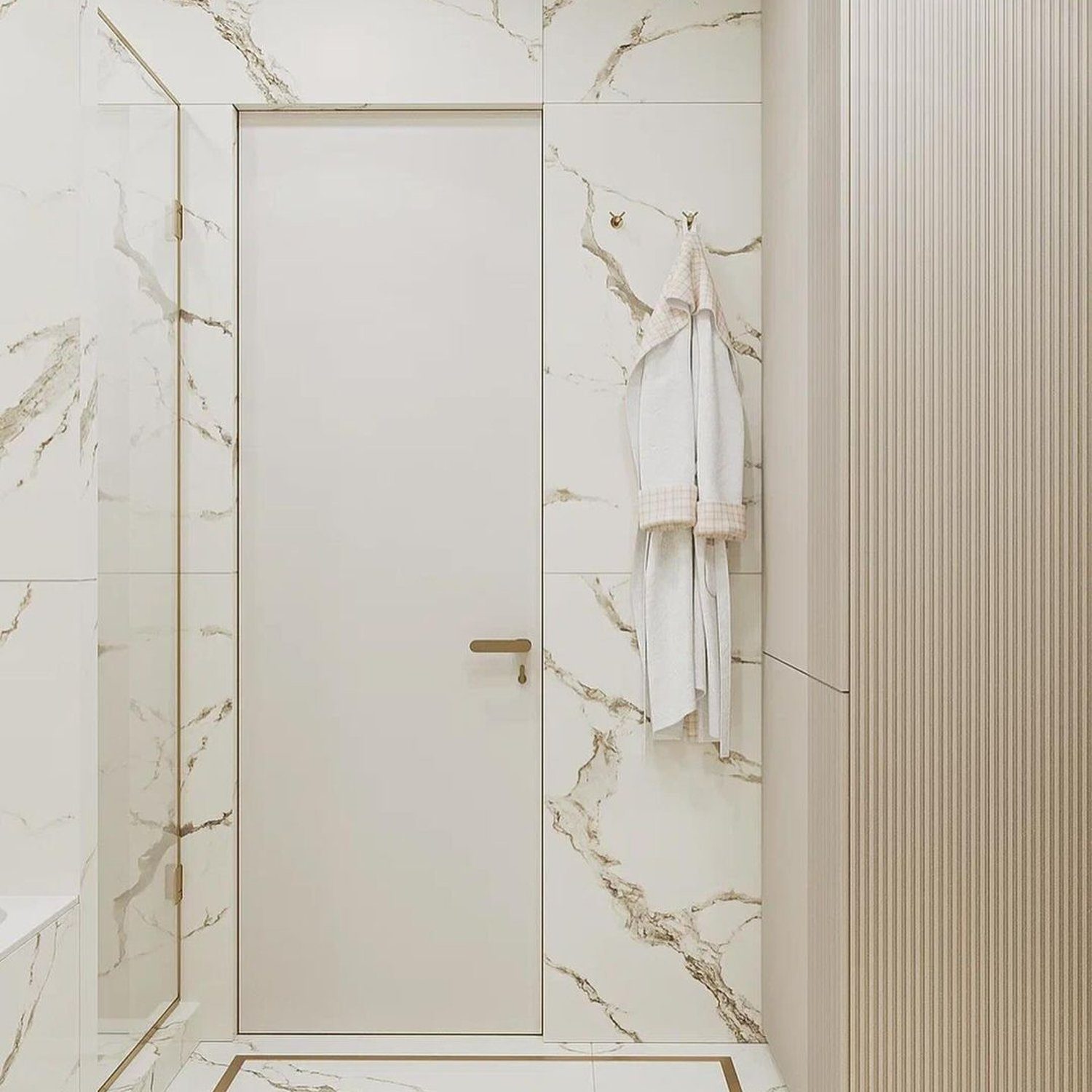 Elegant Bathroom Door