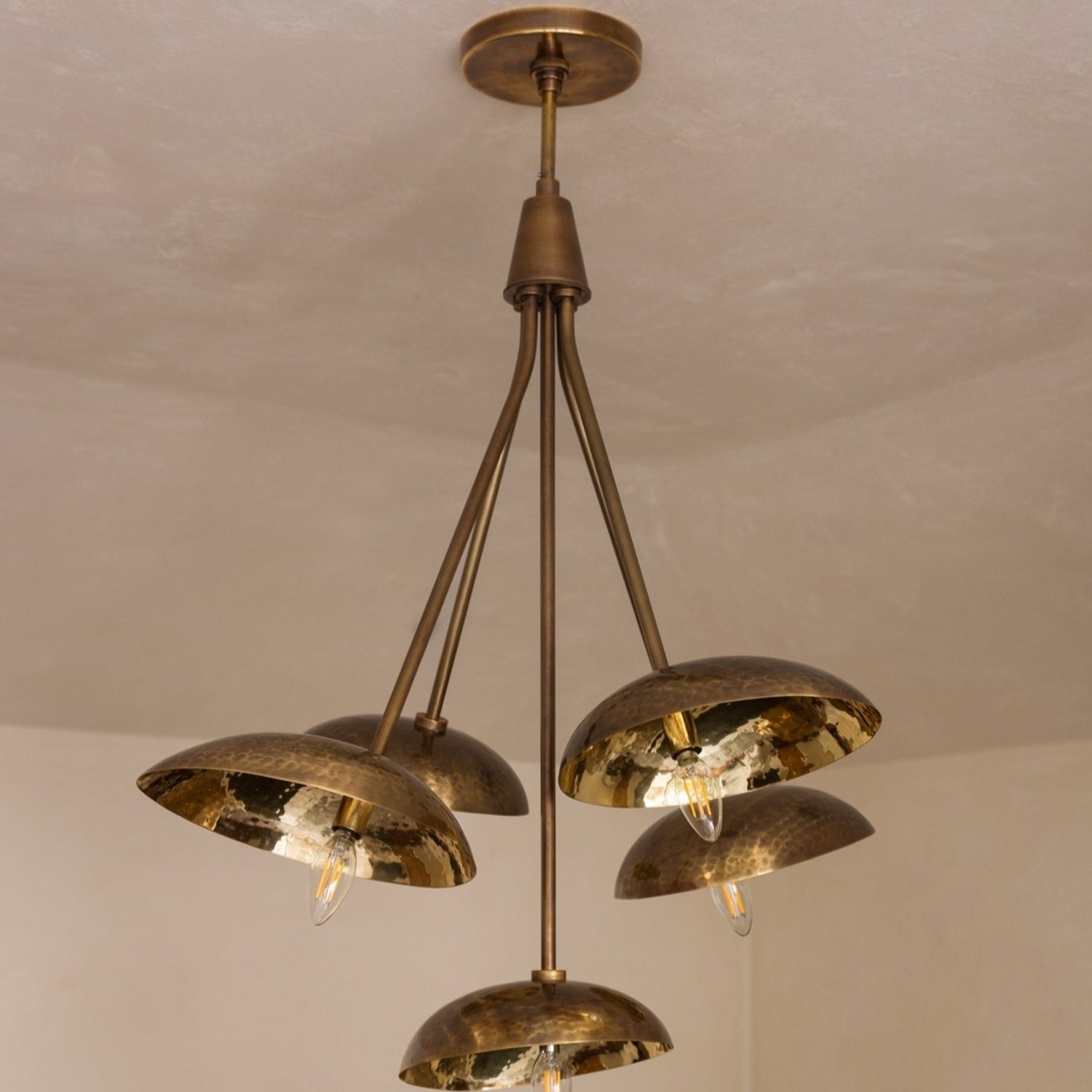 Elegant mid-century modern chandelier