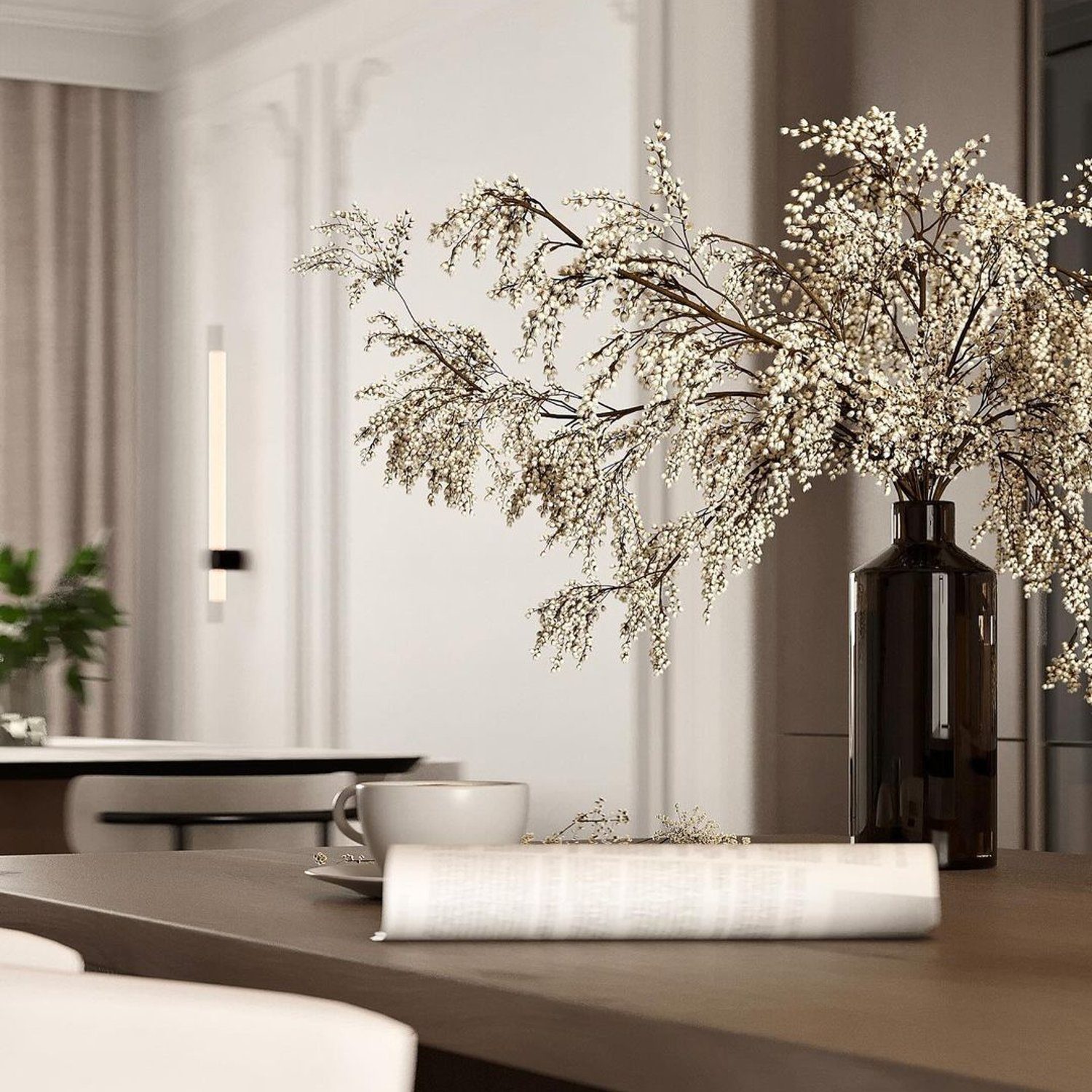 Elegant Home Decor with Blooming Branches