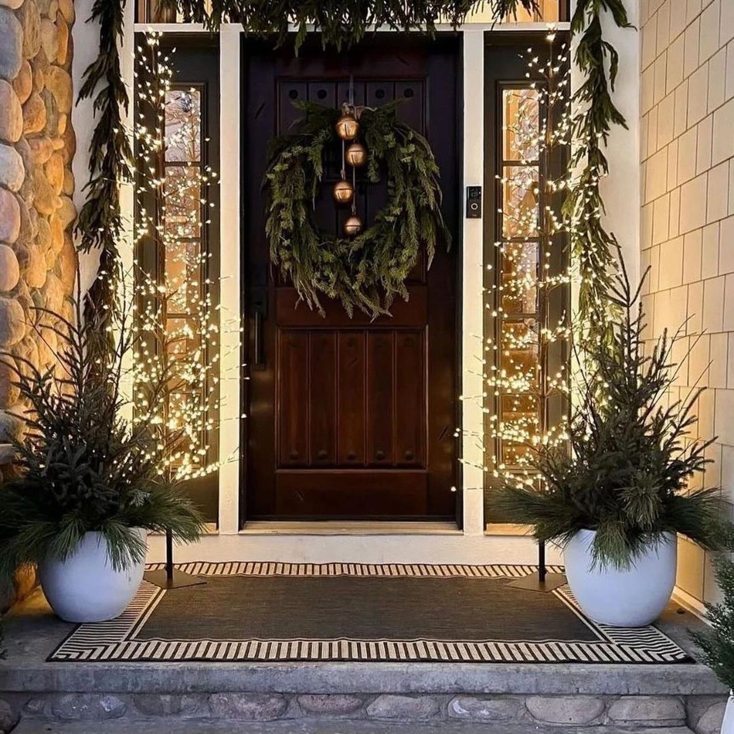 Elegant Holiday Doorway