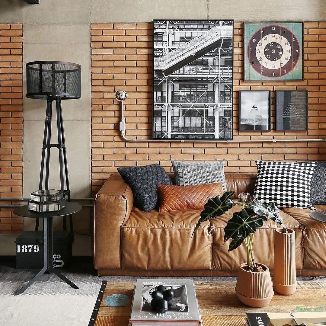 Industrial-Chic Living Room