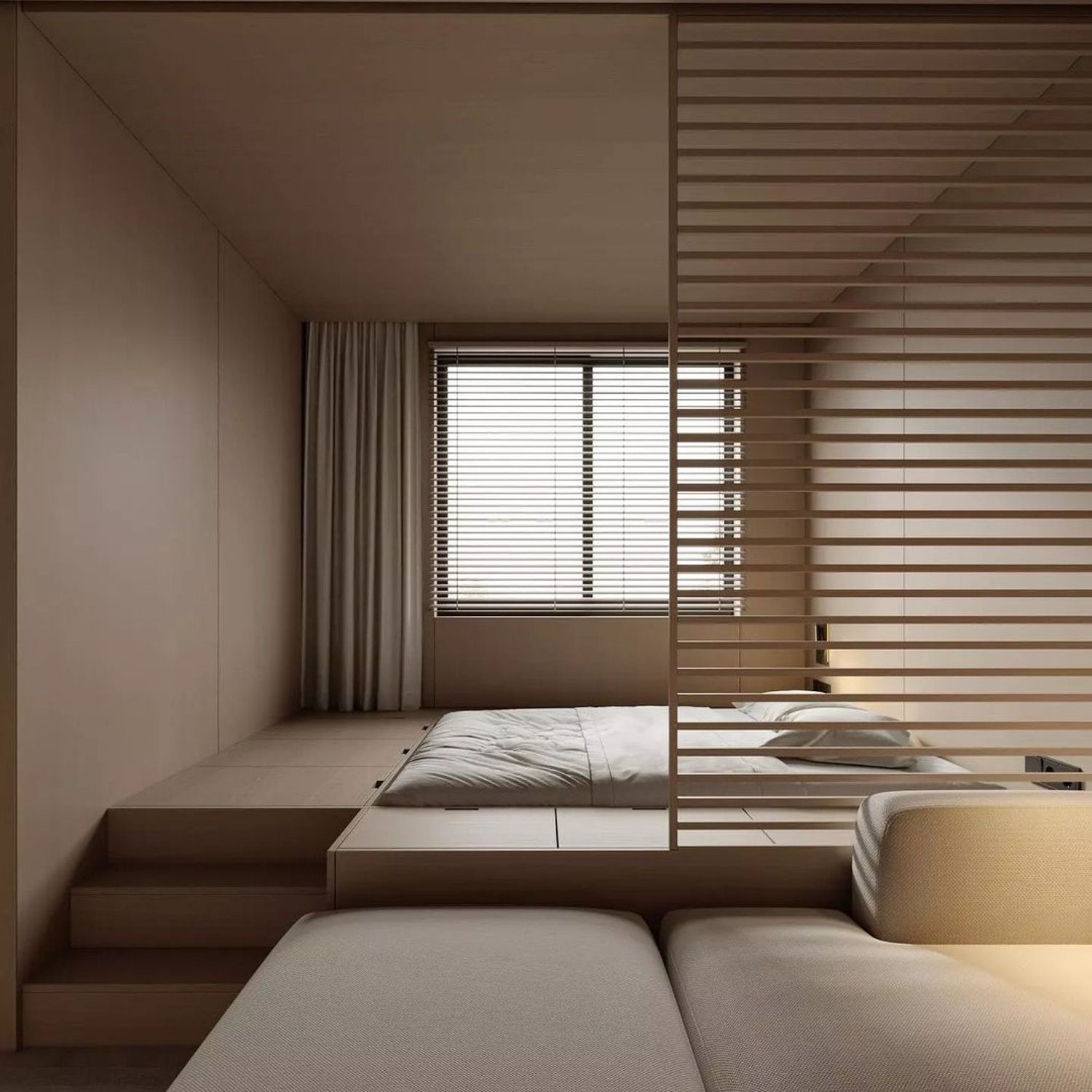 Minimalist Bedroom Design with Neutral Tones