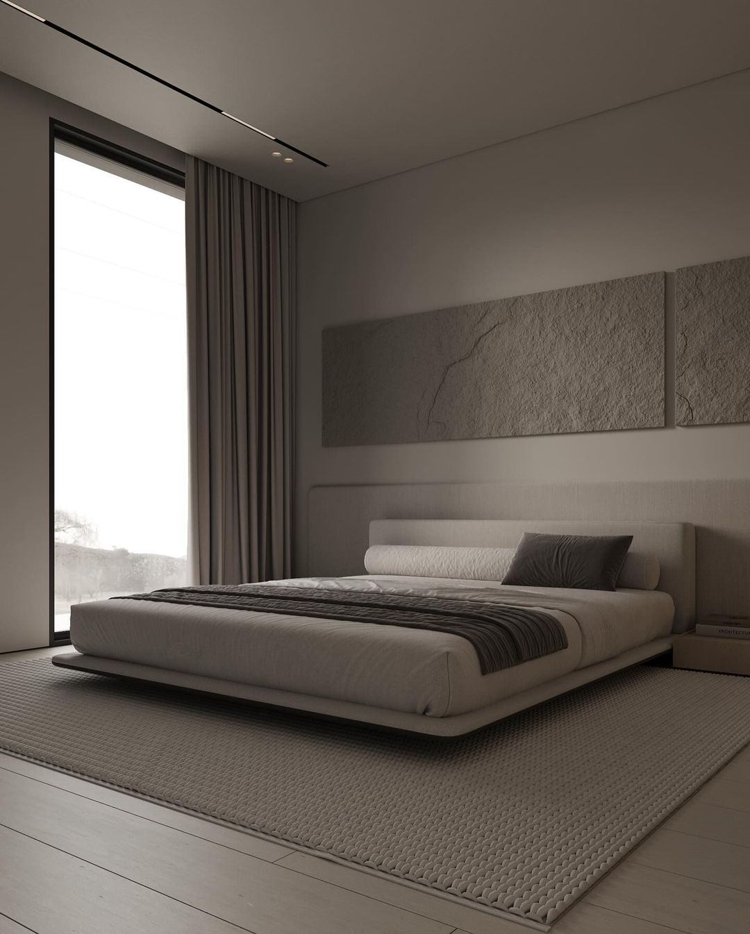 Minimalist Bedroom Design with Neutral Tones