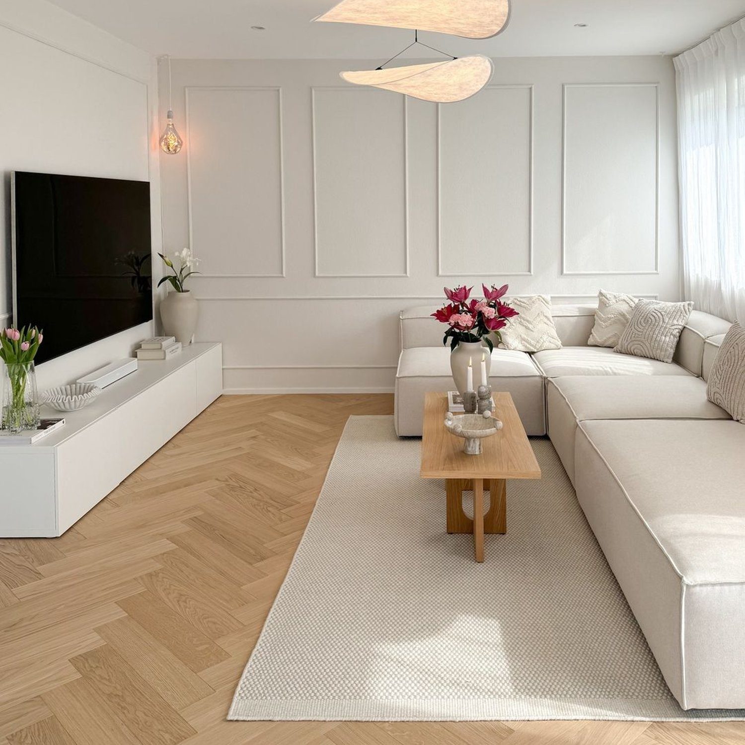 Elegantly designed living space with modern aesthetics