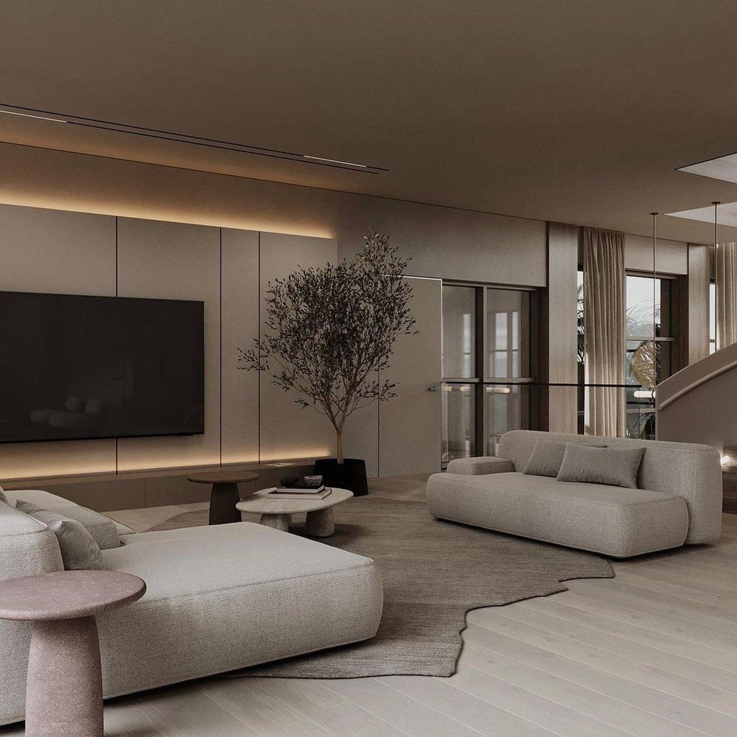 Minimalist Living Room Interior