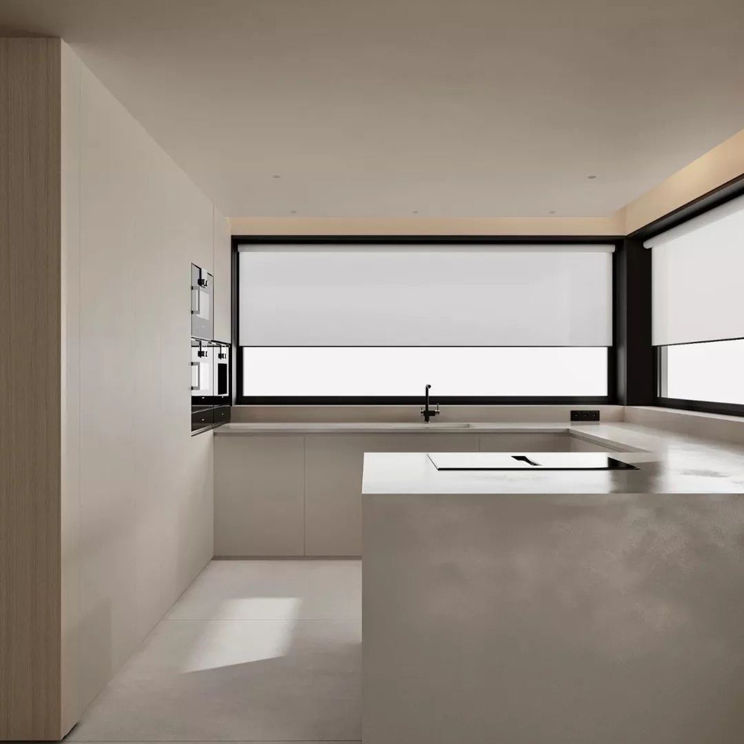 Minimalist Kitchen Design with Seamless Aesthetic