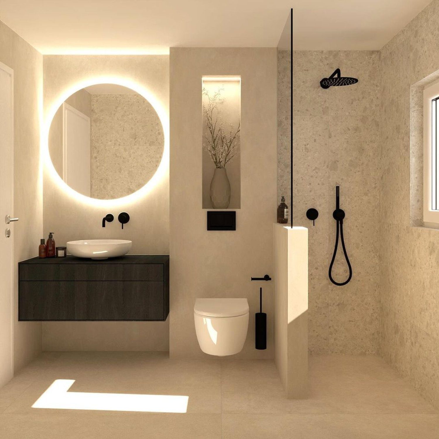 Elegant modern bathroom