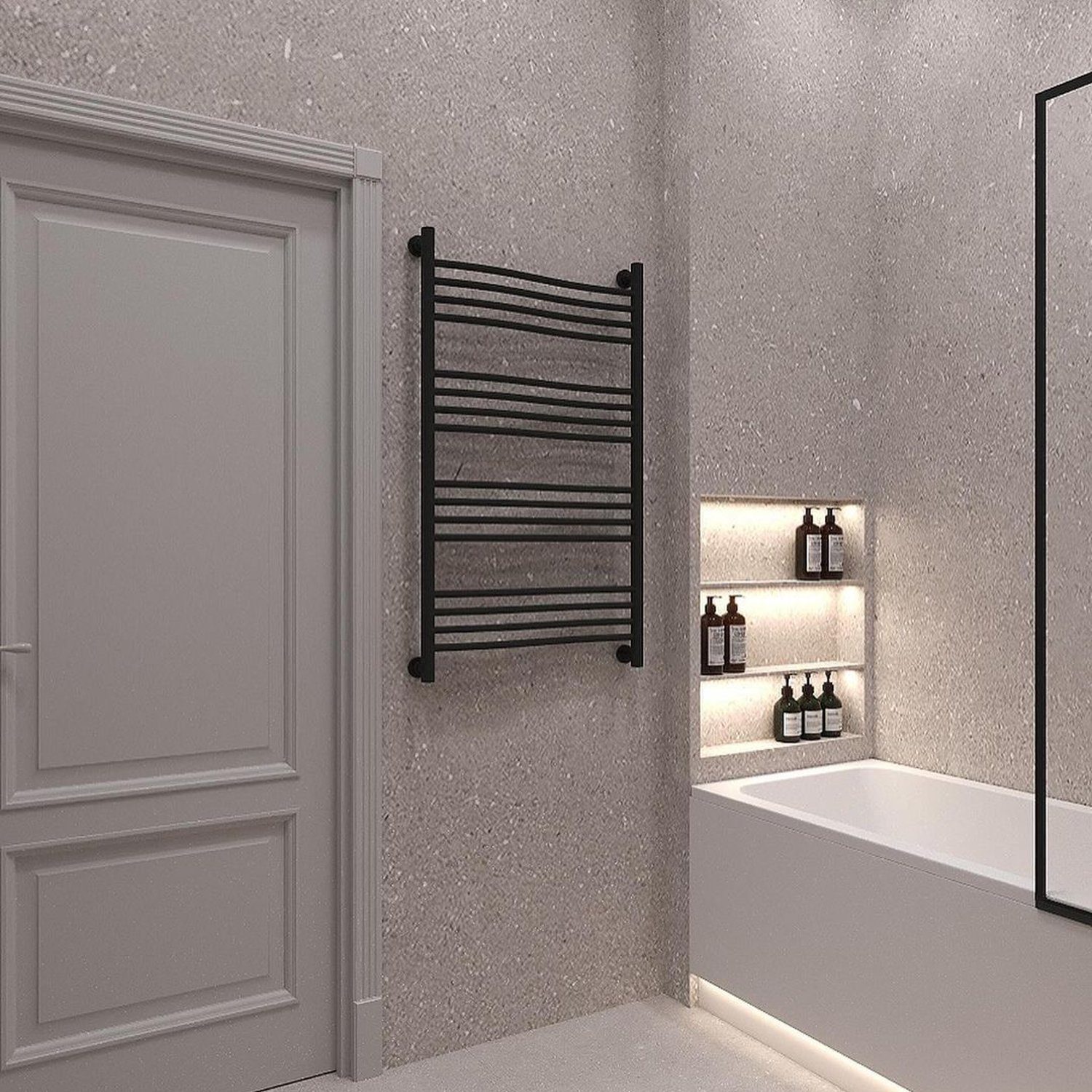 Elegant Gray Bathroom Design