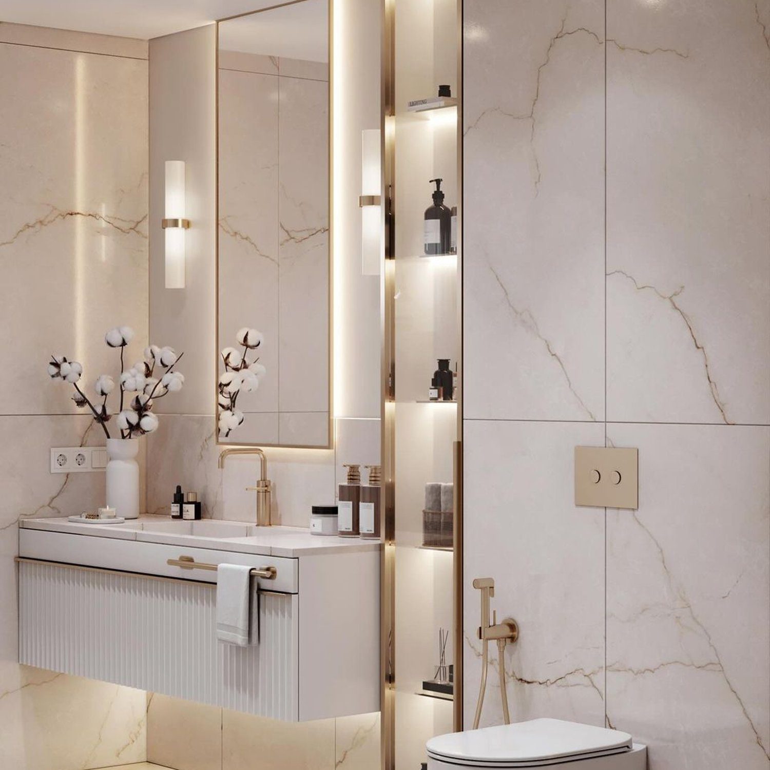 Elegant and Chic Bathroom Design