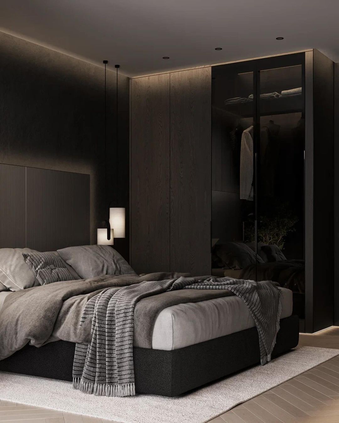 Modern Monochrome Bedroom