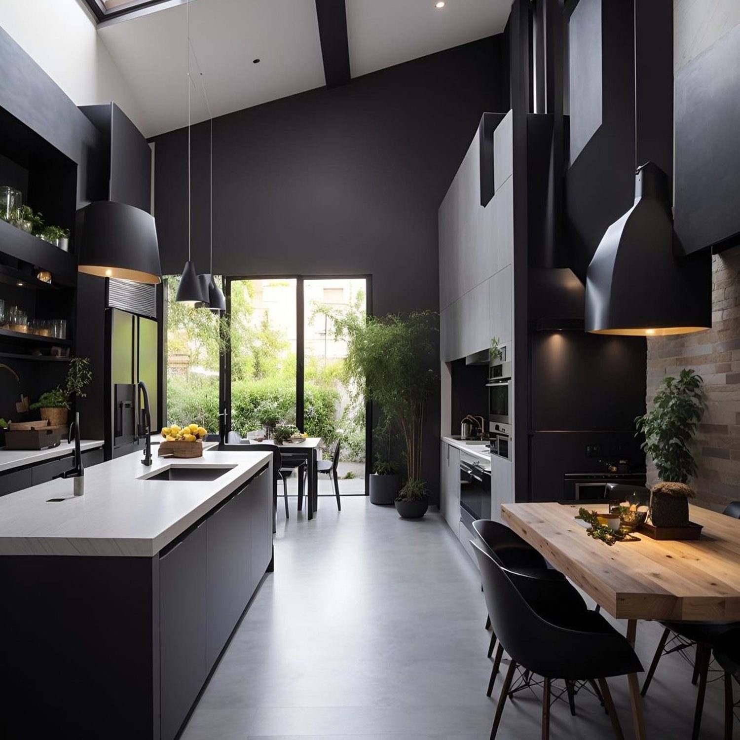 An elegant and modern kitchen