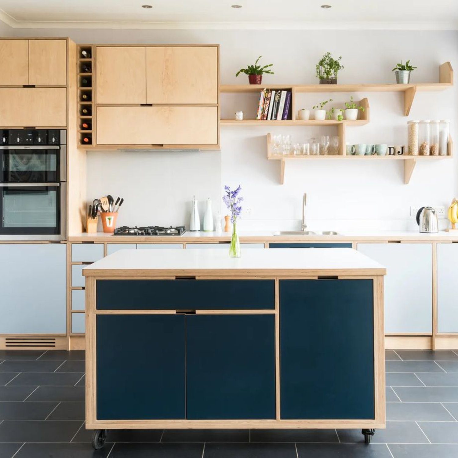 A sleek and modern kitchen space