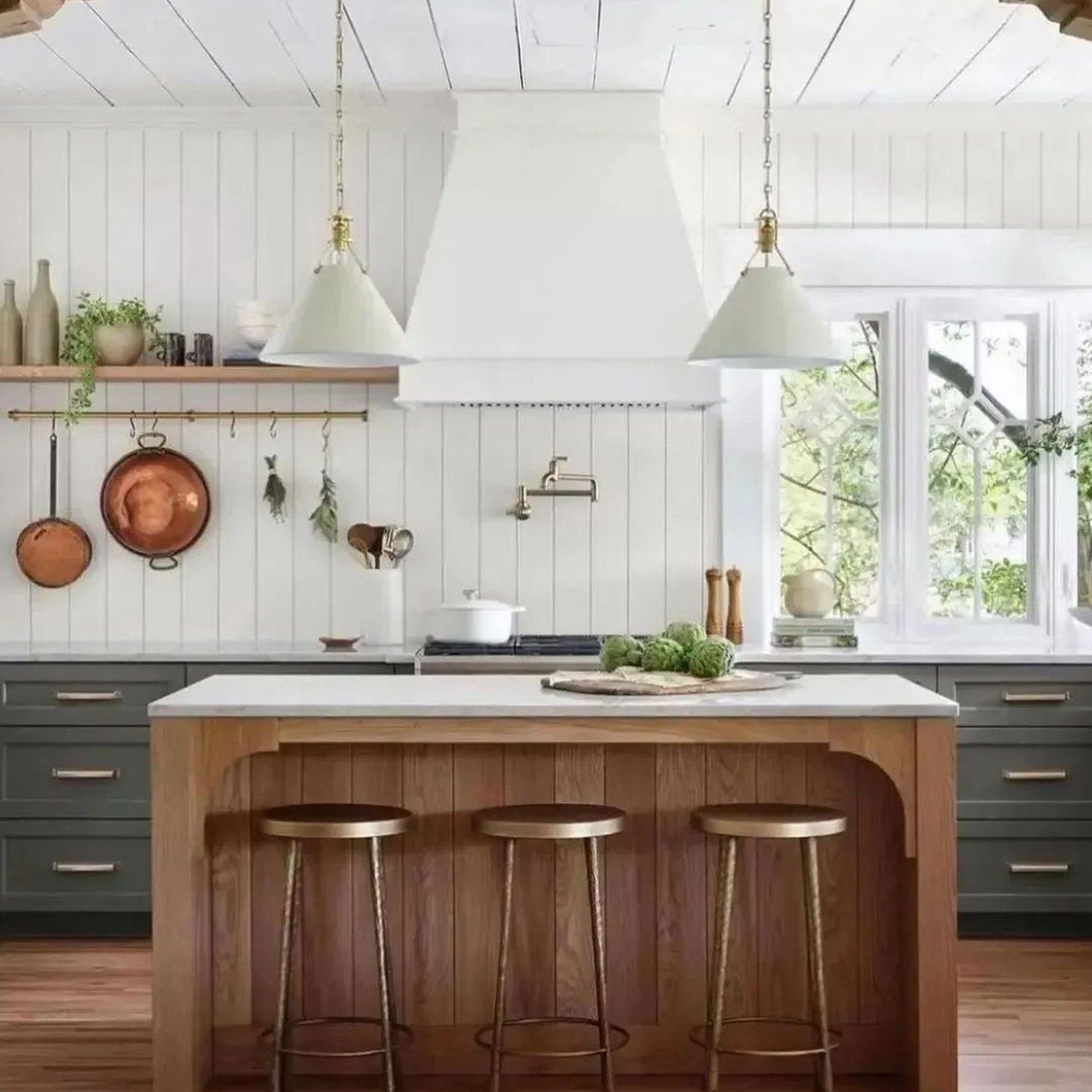 A modern rustic kitchen