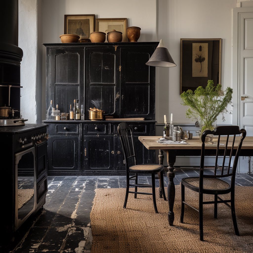 A rustic-style kitchen