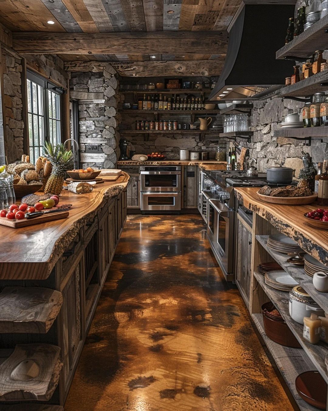 Rustic and Charismatic Kitchen