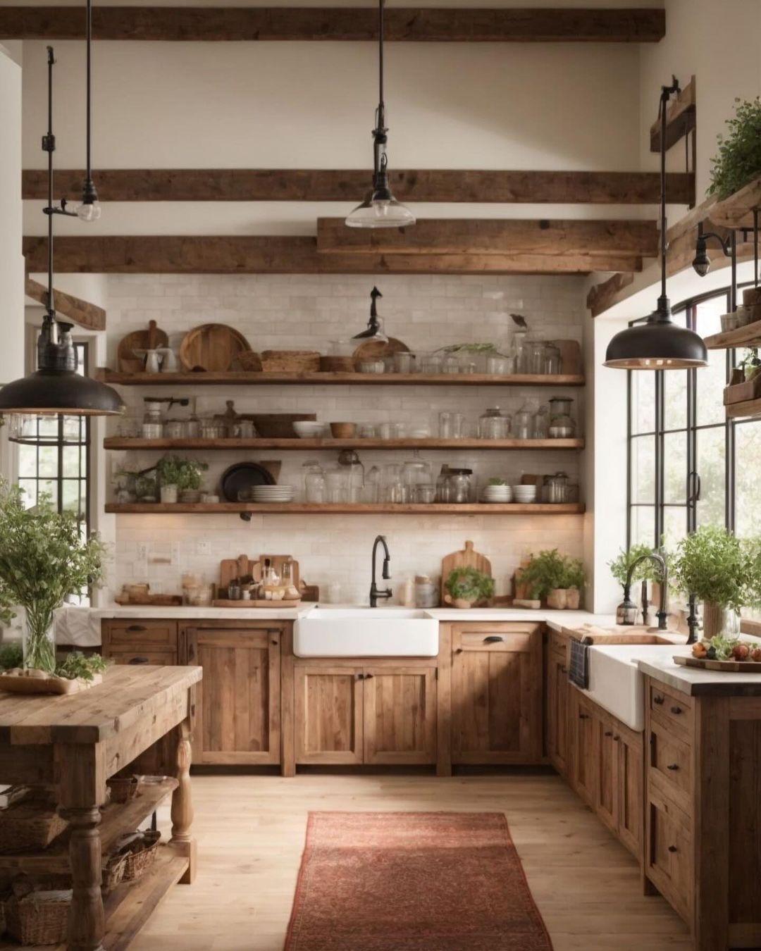 Rustic Charm Kitchen