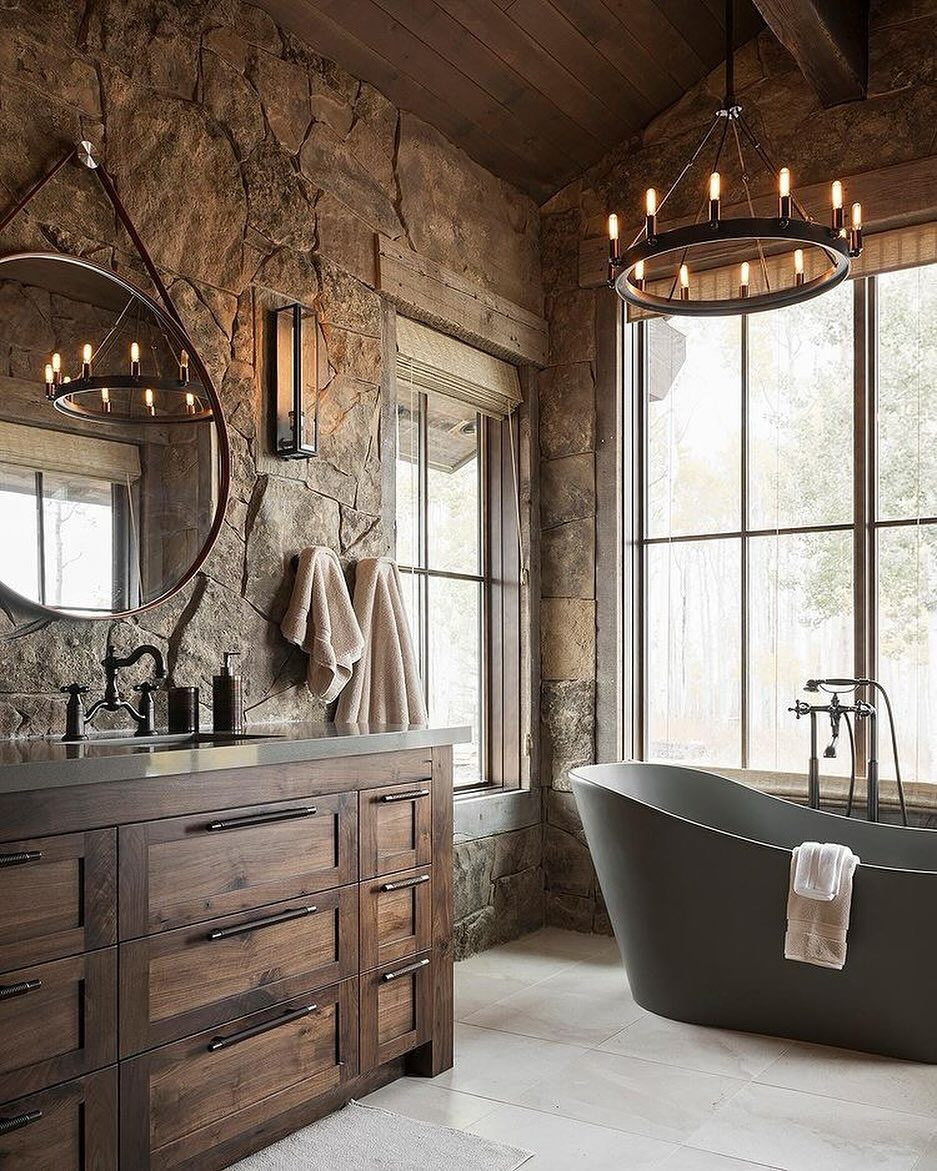 Rustic Modern Bathroom