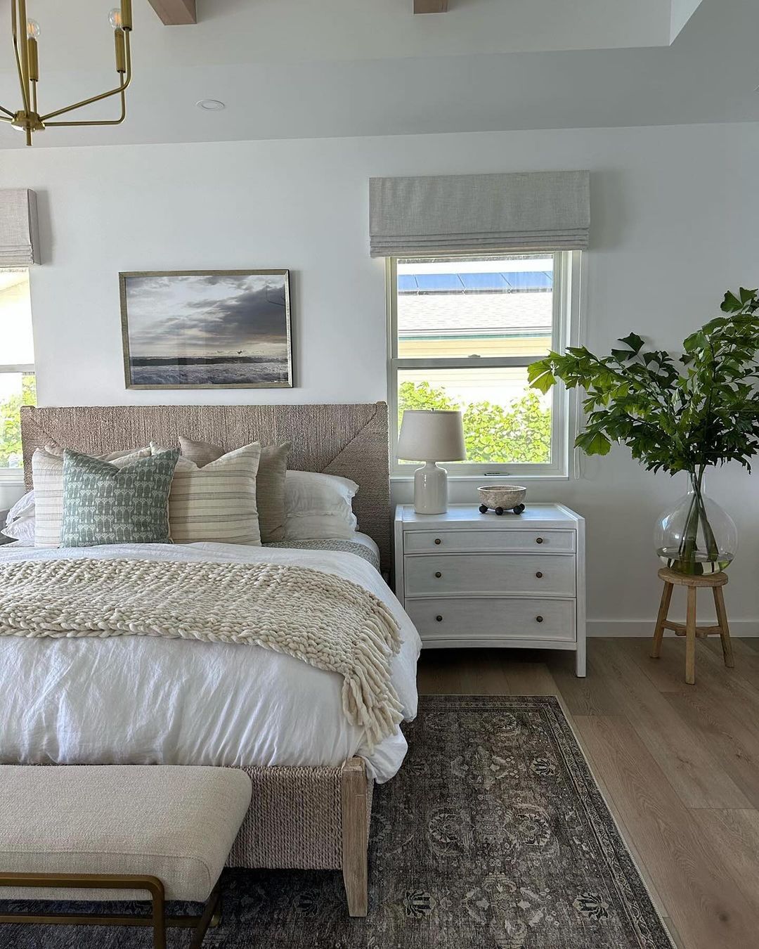 A serene bedroom space