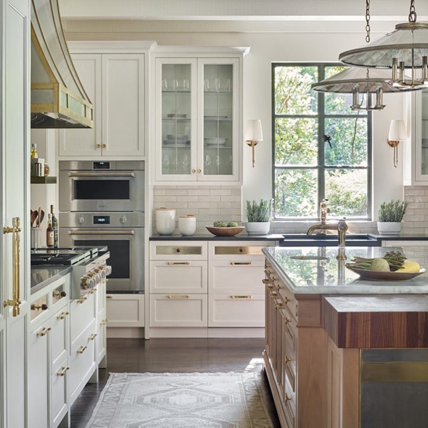 Elegant kitchen with natural light