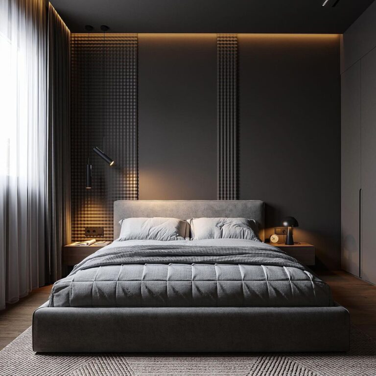 Elegant modern bedroom